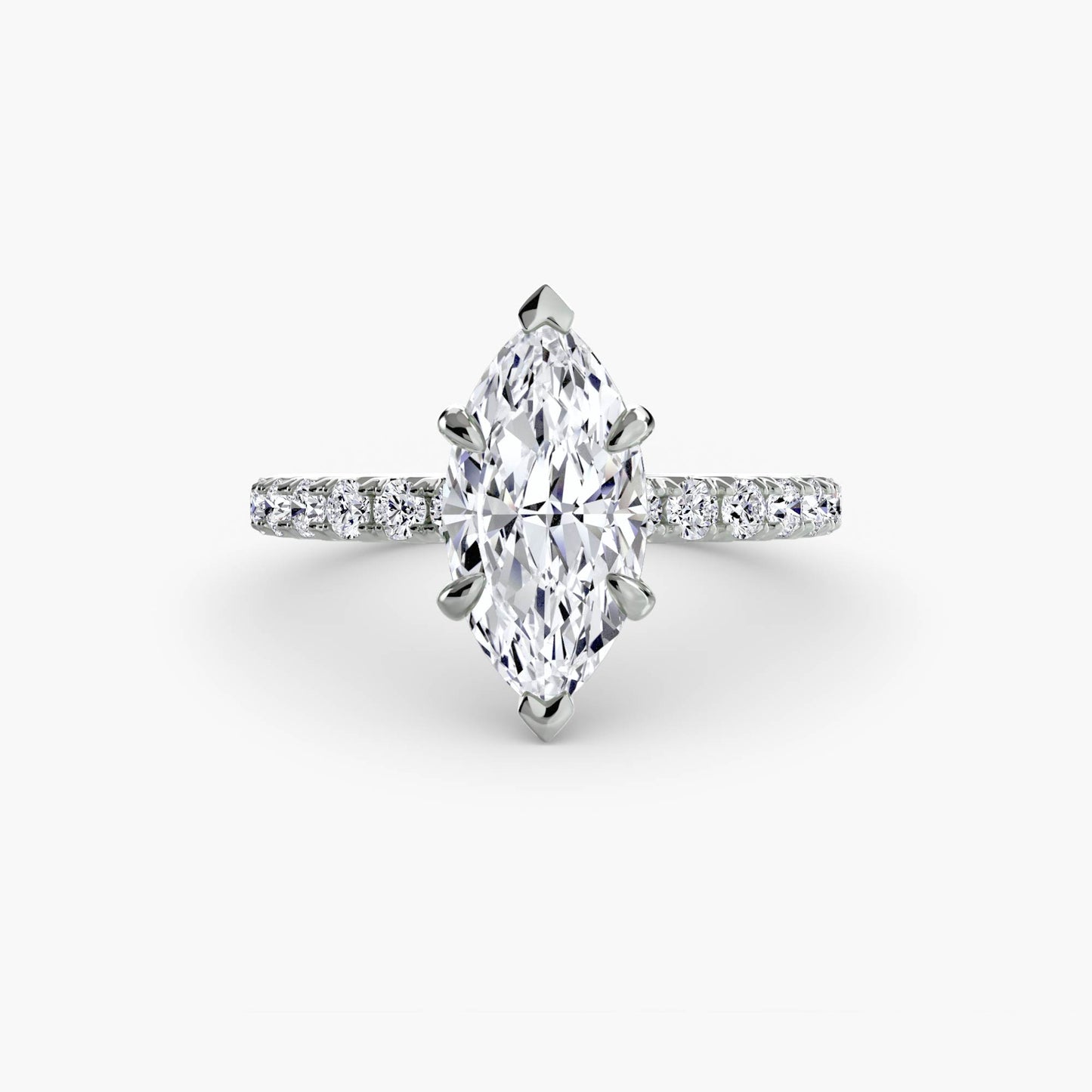 Solitaire with Pavé 6