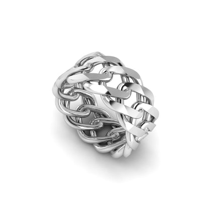 Fancy Link Ring