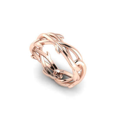 Crown Of Thorns Ring Gold