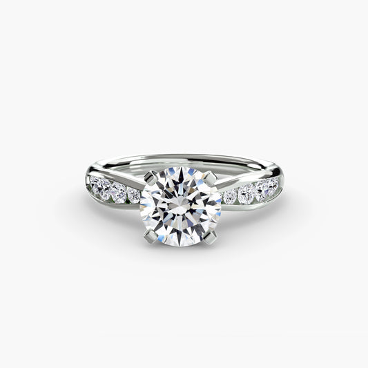Solitaire with Pavé 3