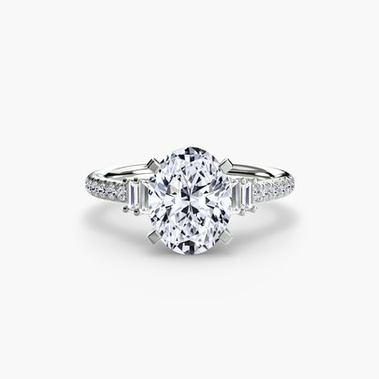 Solitaire with Pavé 4