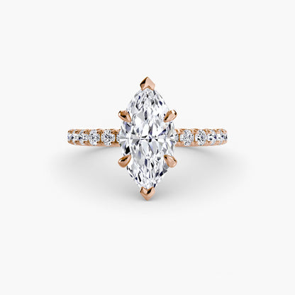 Solitaire with Pavé 6