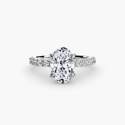 Solitaire with Pavé 6