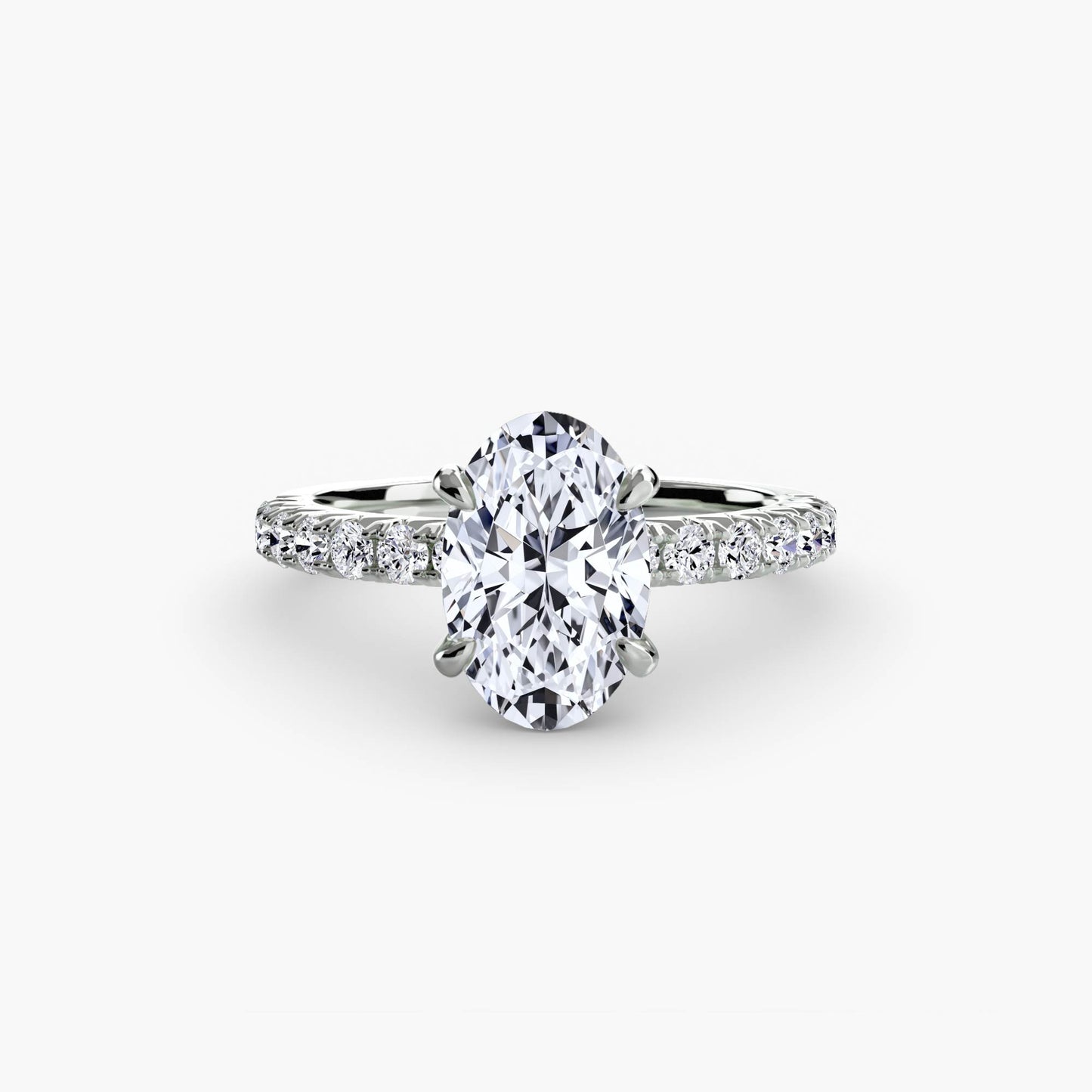 Solitaire with Pavé 6