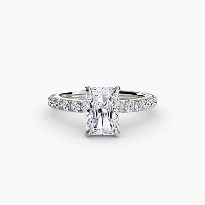 Solitaire with Pavé 6