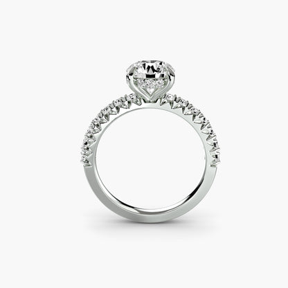 Solitaire with Pavé 6
